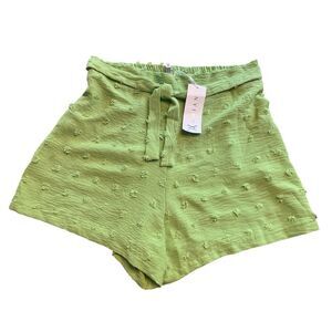 Amani resort wear shorts green NWT sz Small